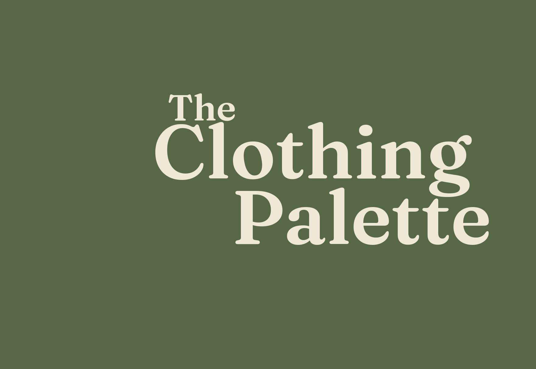 The Clothing Palette website designed by WebNest